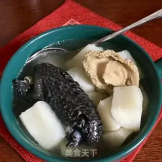 Make The chicken soup from the Chen Pi Abalone Mountain step 18