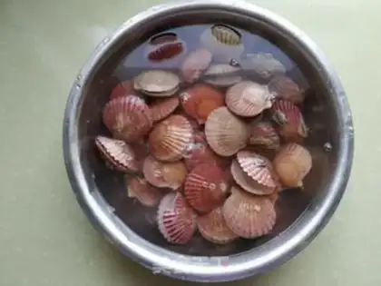 Make Cook the scallop step 0
