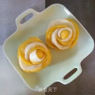 Make Double rose buns step 12
