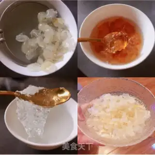 Make Peach geled snow swarms of silver step 0