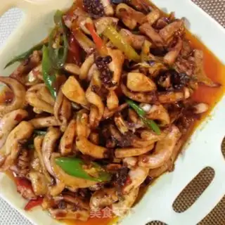 Make Spicy squid step 8