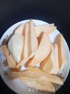 Make Red potato sesame ball step 1
