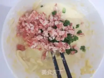 Make Meat towel rolls step 17