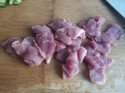 Make Pepper meat step 1