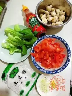 Make Tomato-pot potato powder step 0