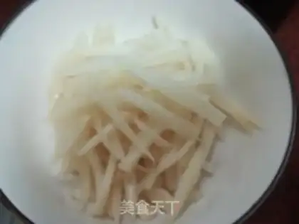 Make Scrawny radish step 1