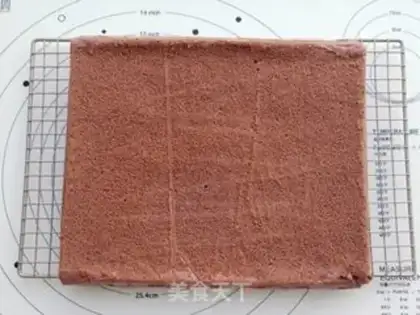 Make A moose cake roll step 12