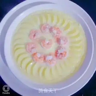 Make Gold egg bun shrimp step 3
