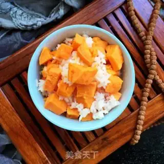 Make Sweet potato rice step 6