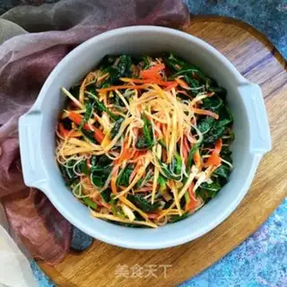 Make A spinach mix fan step 8
