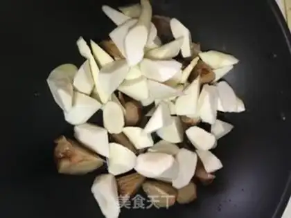 Make Burning mushrooms white step 1