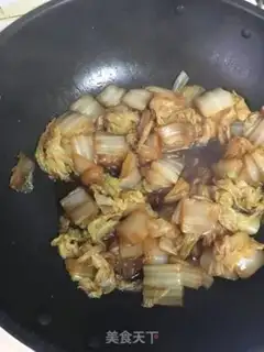 Make Shrimp omelet cabbage step 2