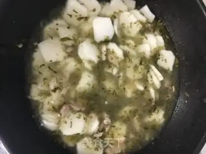 Make Snow veal veggie pastry soup step 6