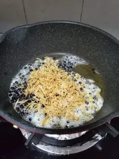 Make The bean shrimp and radish step 7