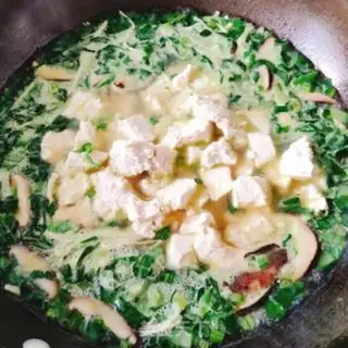 Make Tofu mushroom soup step 6