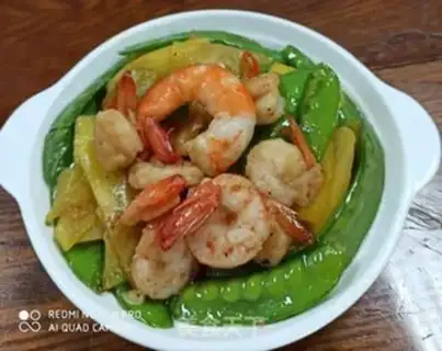 Make Dutch bean carrot shrimp step 8