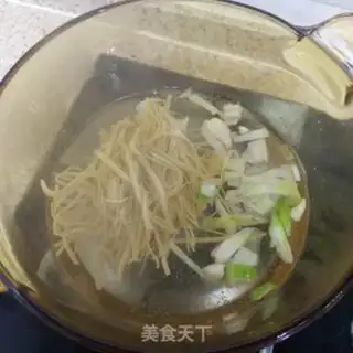 Make Shrimp oily fan soup step 5