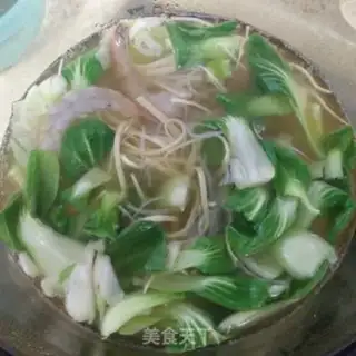 Make Shrimp oily fan soup step 6