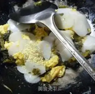 Make Sour eggs fried cake step 7