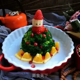 Make Snowman Christmas tree step 11