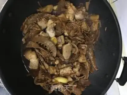 Make Pork dry step 6