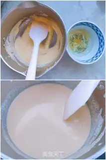 Make Tea chocolate mousse step 1
