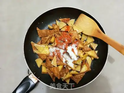 Make Hot tofu dry step 5