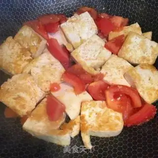 Make Tofu with tomatoes step 4