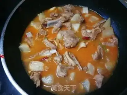 Make Burn lamb chops step 17