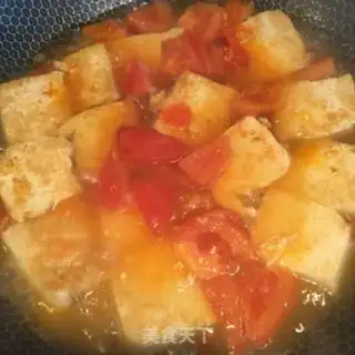 Make Tofu with tomatoes step 5
