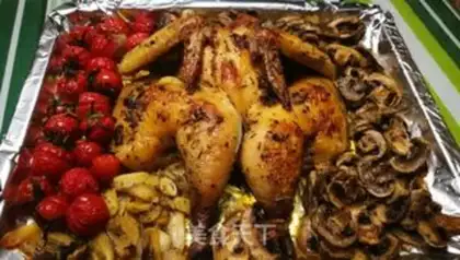 Make Christmas chicken step 21