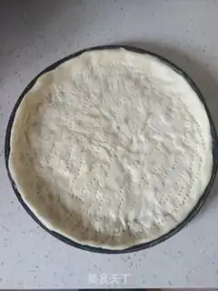 Make Shrimp ham pizza step 6