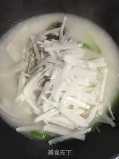 Make The radish gravy soup step 7