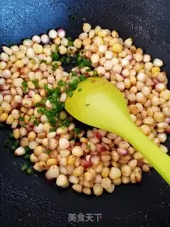 Make Routine corn grains step 4