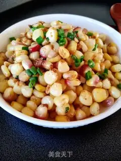 Make Routine corn grains step 5