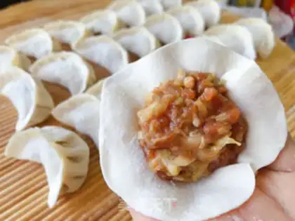 Make Pork dumplings step 11