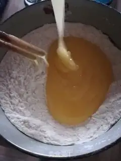 Make Peanut waffles step 4