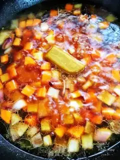 Make Curry and curry step 8