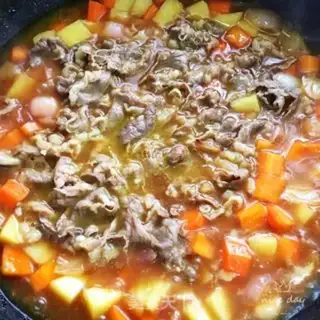 Make Curry and curry step 9