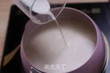 Make White bean milk cap step 3