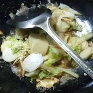 Make The mushrooms and the cabbage step 9