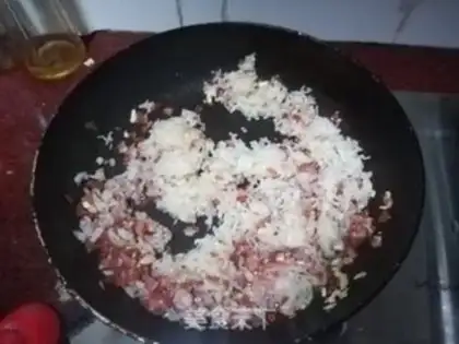 Make radish and rice step 5