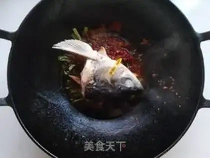 Make Tofu burns fish heads step 4