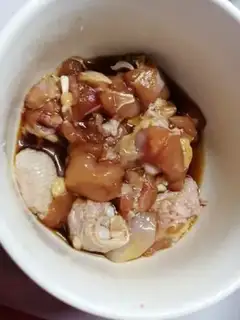 Make Fries, fried chicken step 1