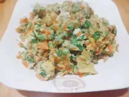Make Egg-fried step 8