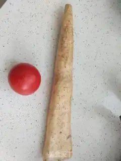 Make Tomato fried mountain medicine step 1