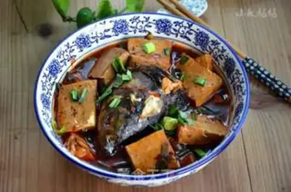 Make Tofu burns fish heads step 8