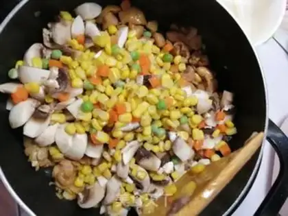 Make Fries, fried chicken step 5