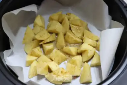 Make Air fried potatoes step 3