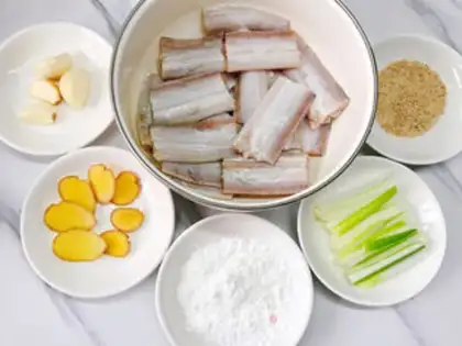 Make Red-fried fish step 1